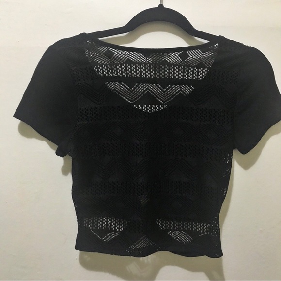 5for30 Bozzolo Black v-neck short sleeve c… - Picture 2 of 5